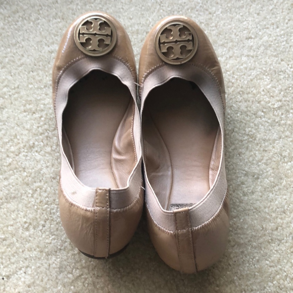 Tory Burch Caroline Ballet Flat Nude (Pink)